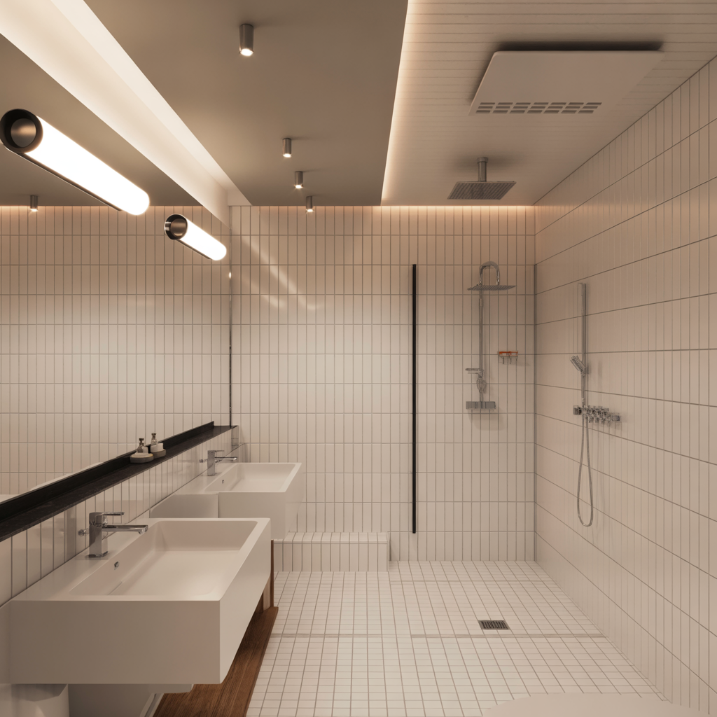 5.Badrumsbelysning hur far jag en snygg och saker installation