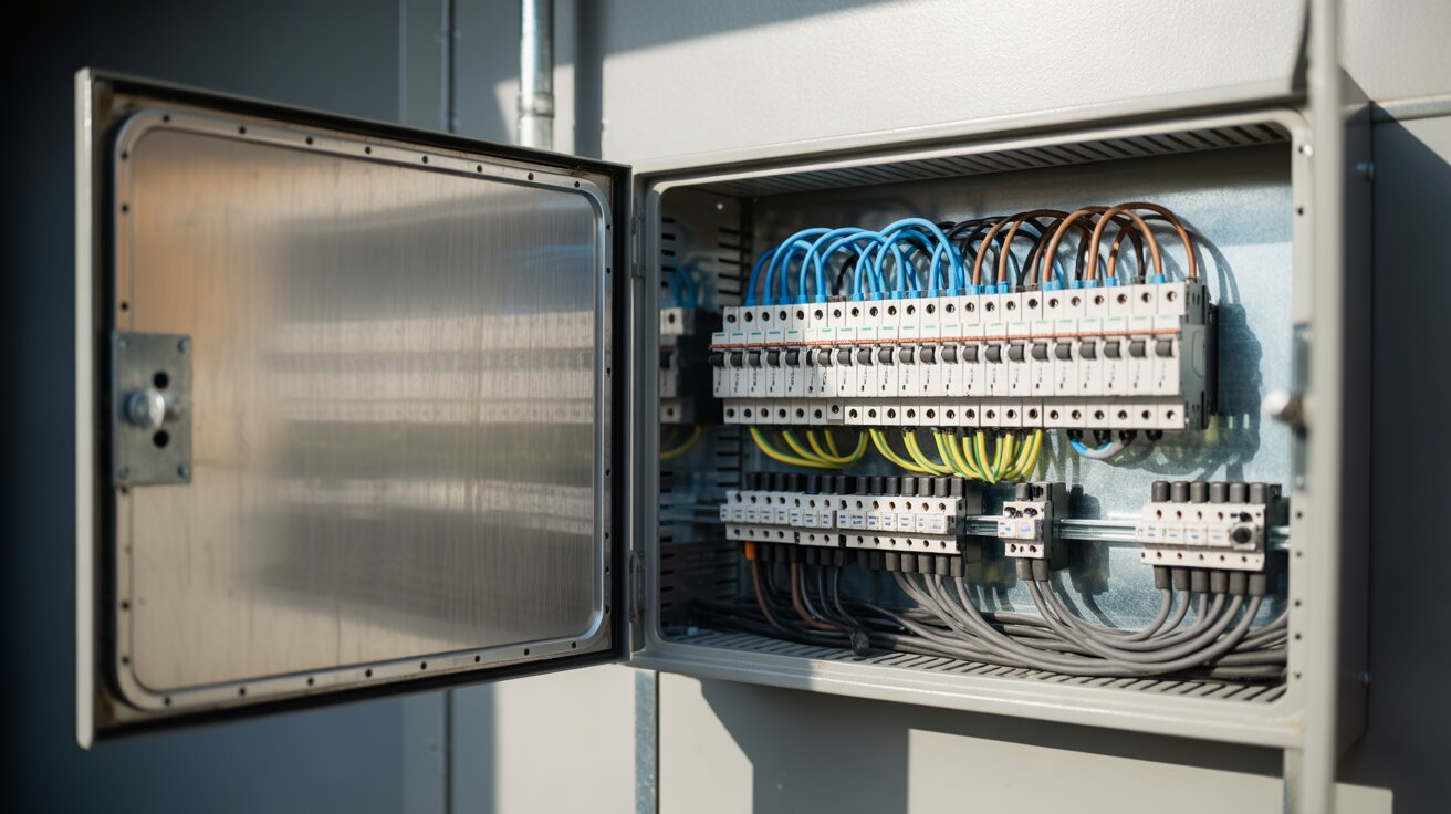 Byta Serviscentral & Kabelskåp