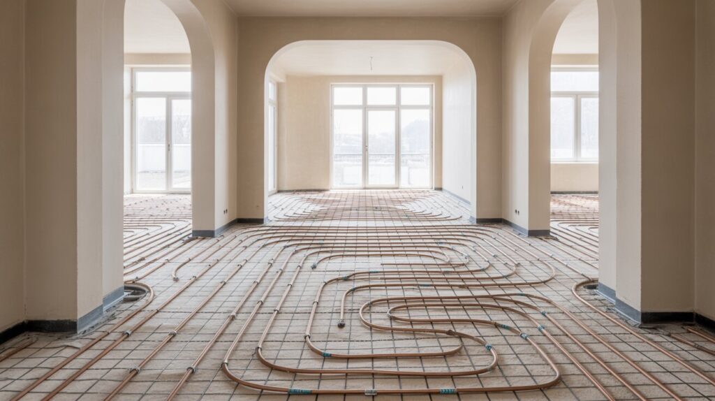 Installation av Golvvärme