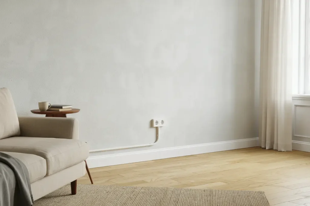 komplettering av eldragning och nya v gguttag i villa