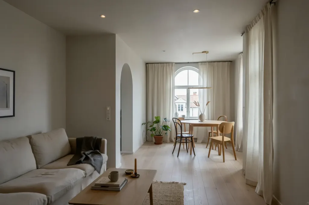 byte av dimmers och takarmaturer i radhus